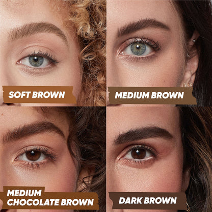 Kosas | Air Brow Tinted Clean Volumizing Eyebrow Gel | Medium Chocolate Brown