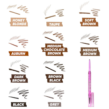 Kosas | Brow Pop Clean Dual-Action Defining Eyebrow Pencil | Dark Brown