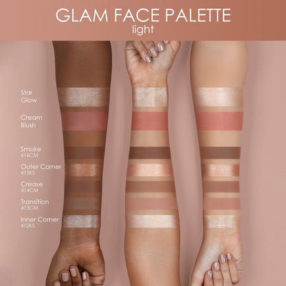 Natasha Denona | Glam Face & Eye Palette | Light