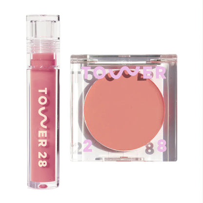 Tower 28 | Beauty Dream Team Lip Gloss + Cream Blush Set