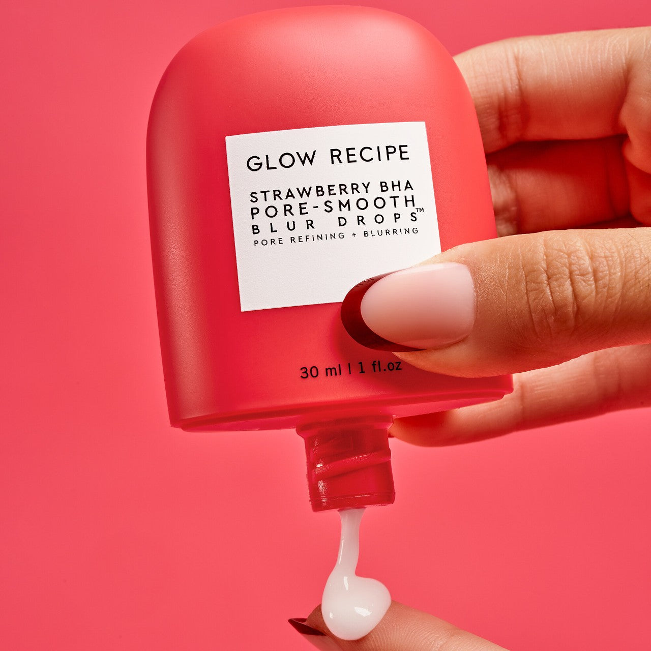 Glow Recipe | Strawberry BHA Pore-Smooth Blur Drops | 1 oz / 30 mL