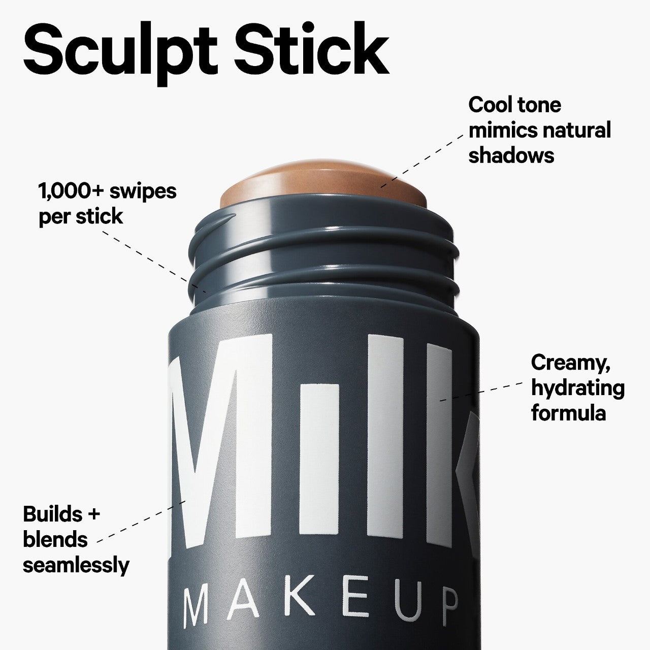 Milk Makeup | Sculpt Cream Contour Stick | Toasted