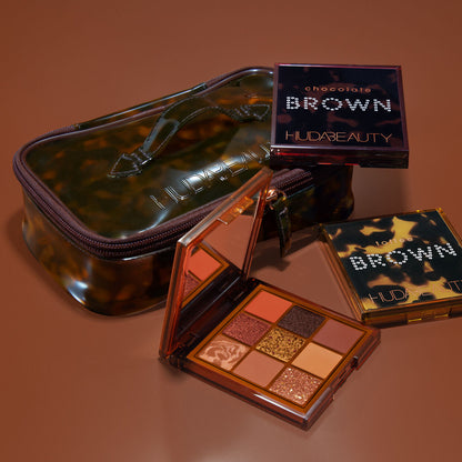 Huda Beauty | Brown Obsessions Tortoise Mini Beauty Case