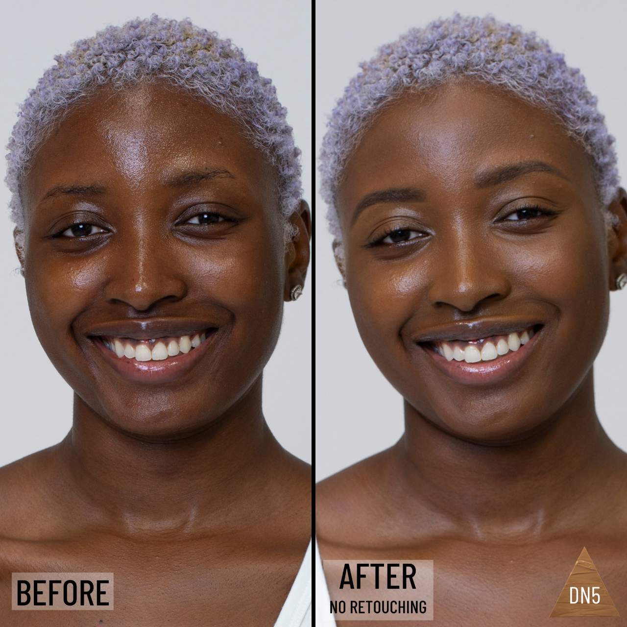 DN5 - hazelnut - dark brown skin with neutral undertones