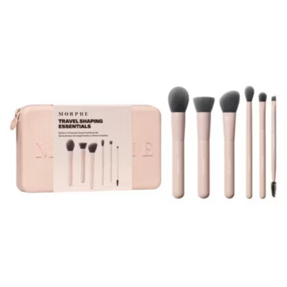 Pre orden: Morphe | Bamboo & Charcoal Shaping Essential Infused Travel Brush Set - 6pc