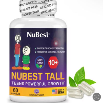 Pre orden: NuBest Tall 10+ | Proven Height Growth Supplement for Teens Ages 10+, Boosts Bone Strength and Overall Wellness, 60 Capsules