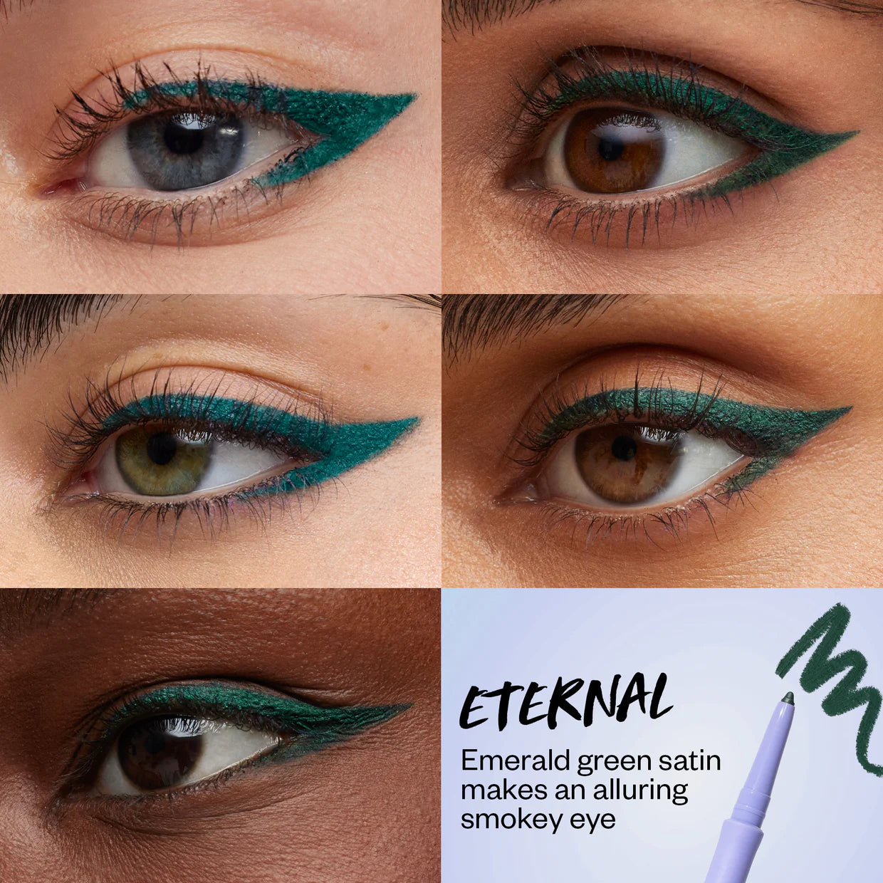 Eternal - Emerald Green Satin