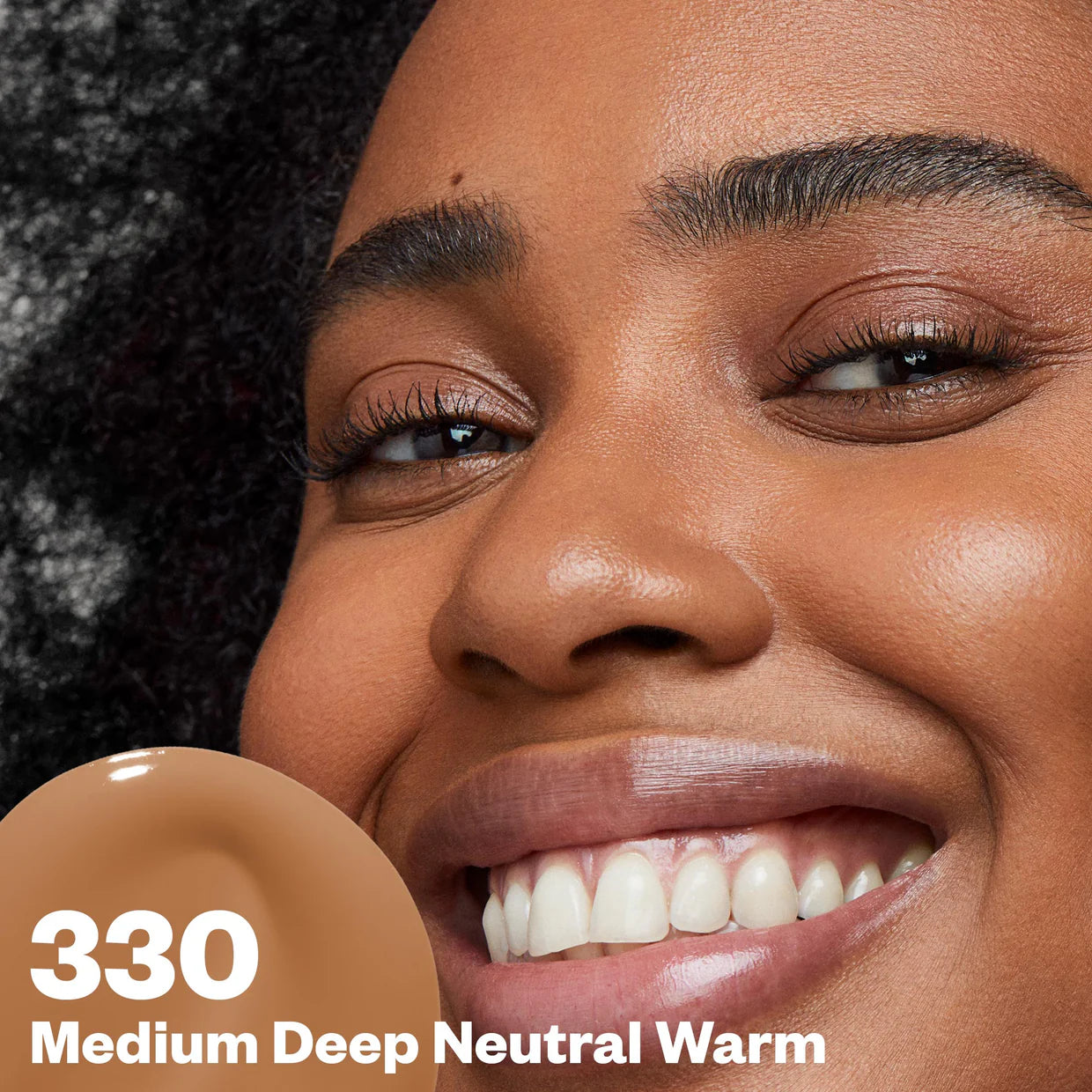 Medium Deep Neutral Warm 330 - Medium Deep with neutral peach undertones