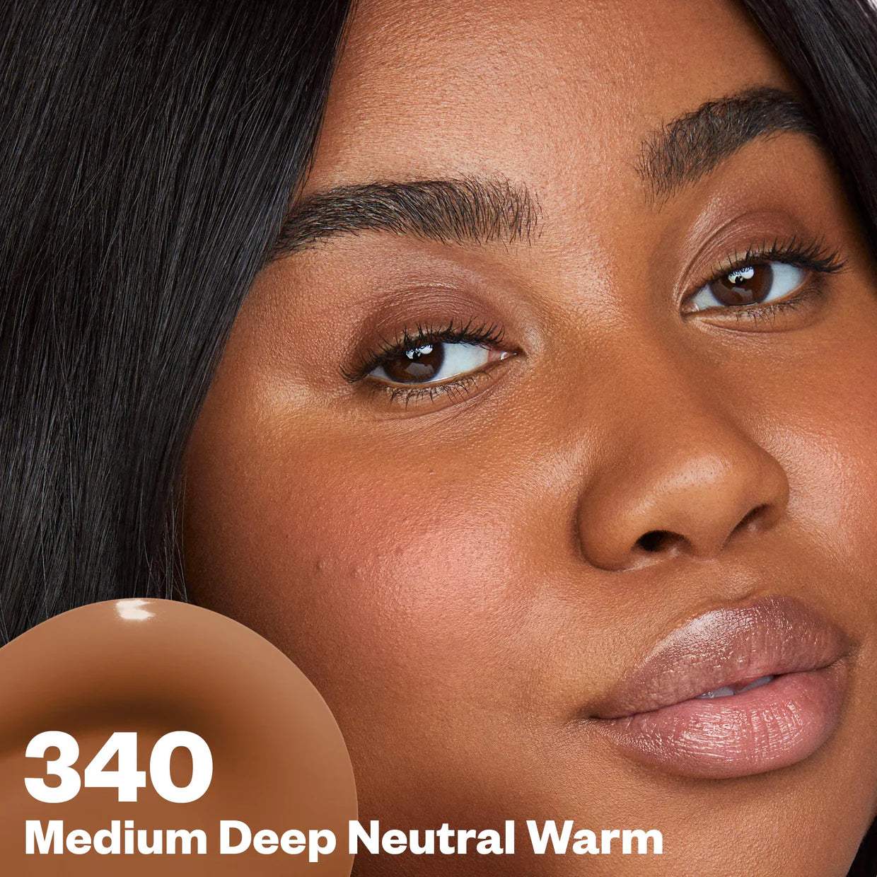 Medium Deep Neutral Warm 340 - Medium Deep with subtle peach undertones