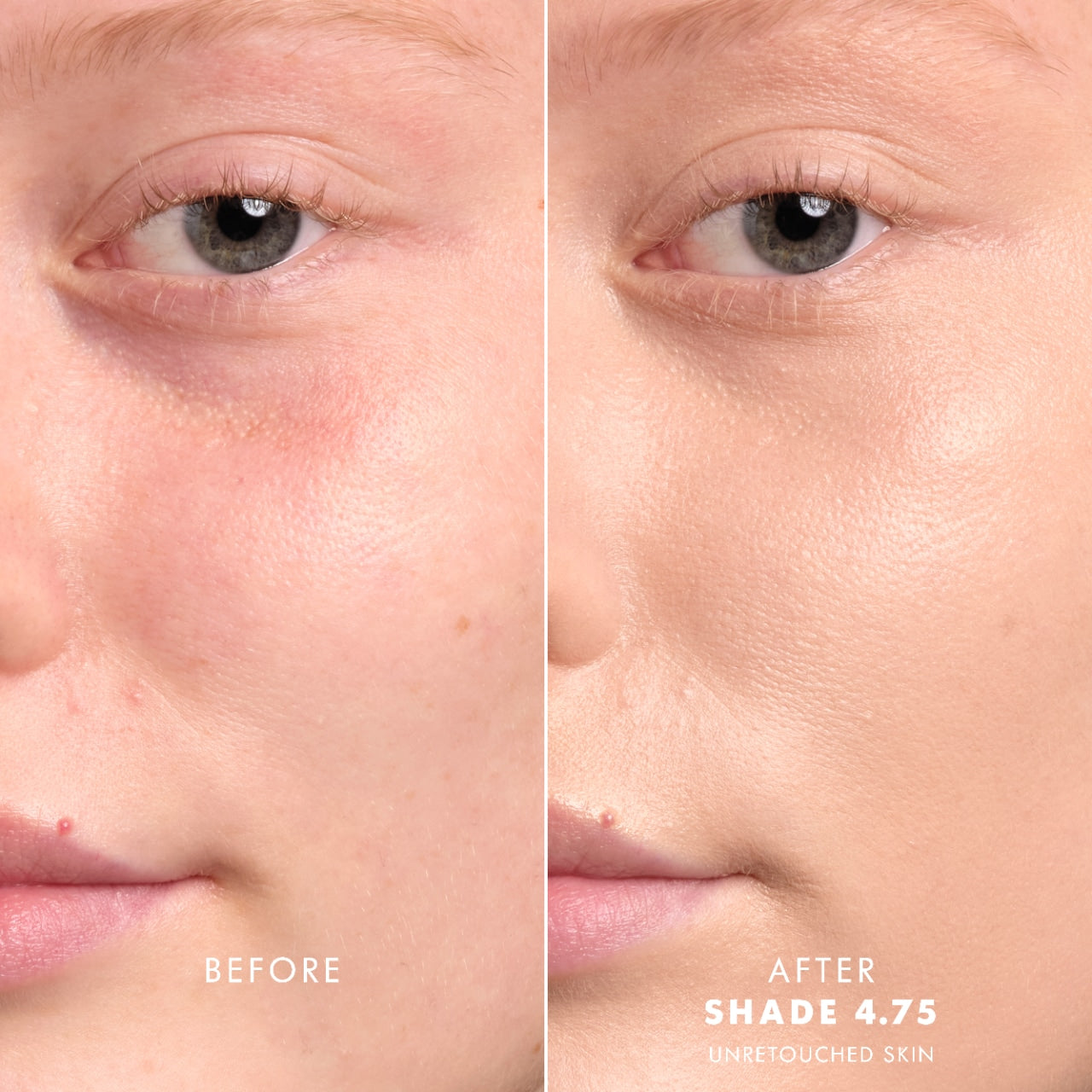 4.75 - light with pink undertone