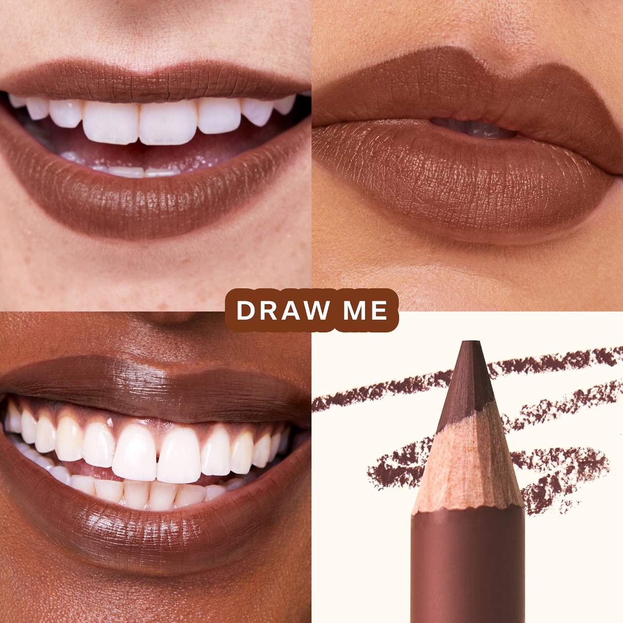 Draw Me - chocolate brown