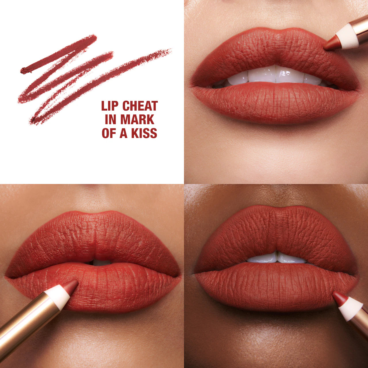 Mark Of A Kiss - a warm brick red