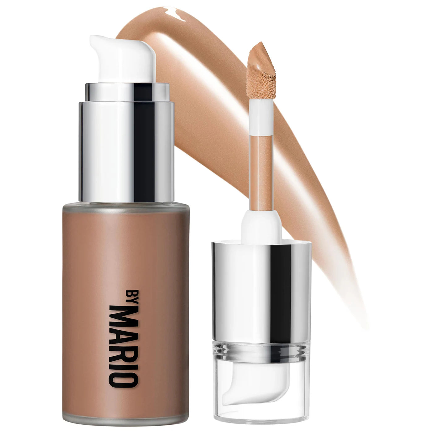 Light - natural skin-like finish for light skin tones
