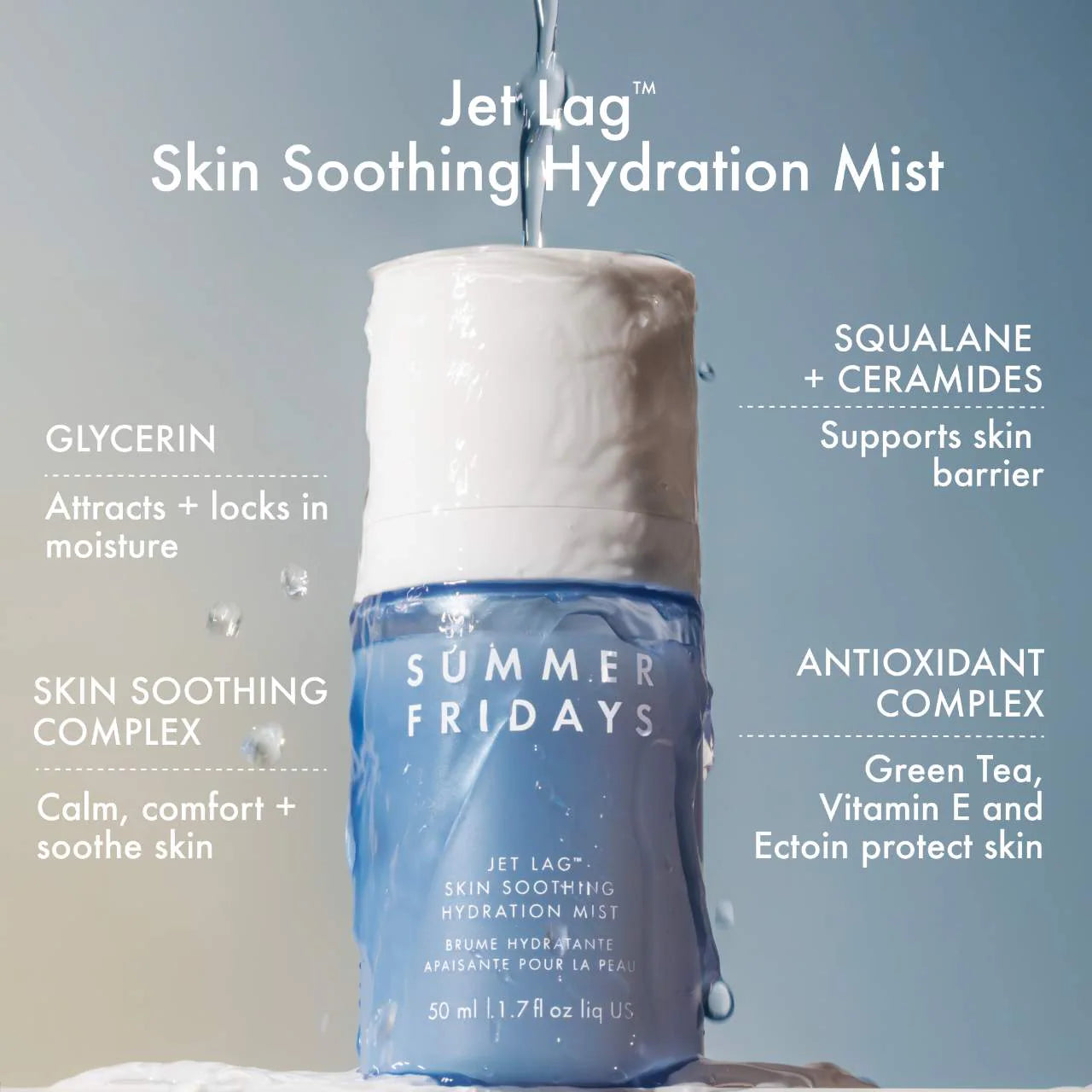 Pre Venta: Summer Fridays | Jet Lag Skin Soothing Hydration Mist - Imagen 2