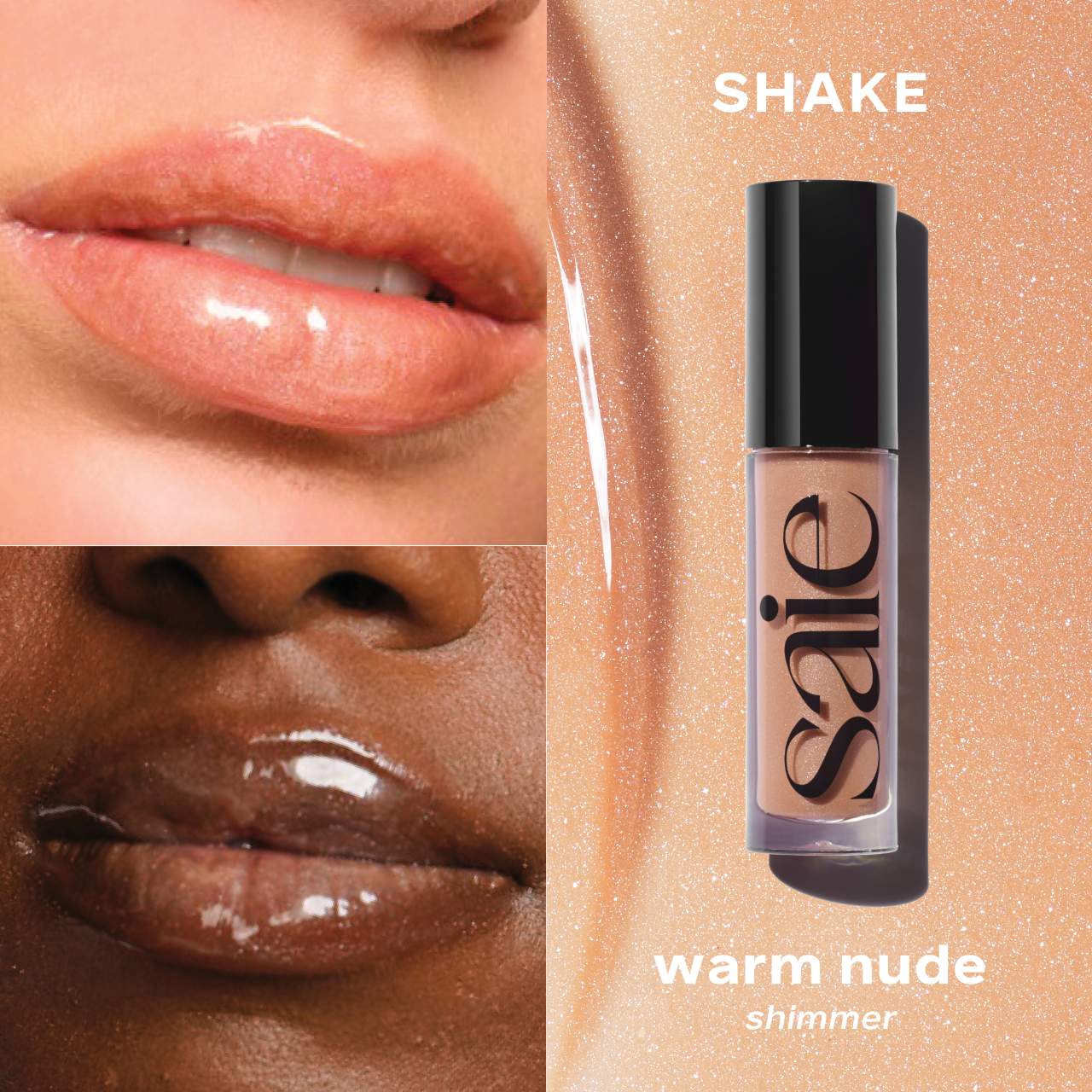 Shake - warm nude shimmer