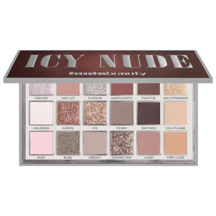 Pre orden: HUDA BEAUTY | Icy Nude Eyeshadow Palette