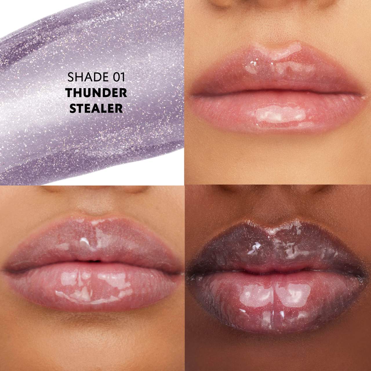 01 Thunder Stealer - sheer icy lavender shimmer