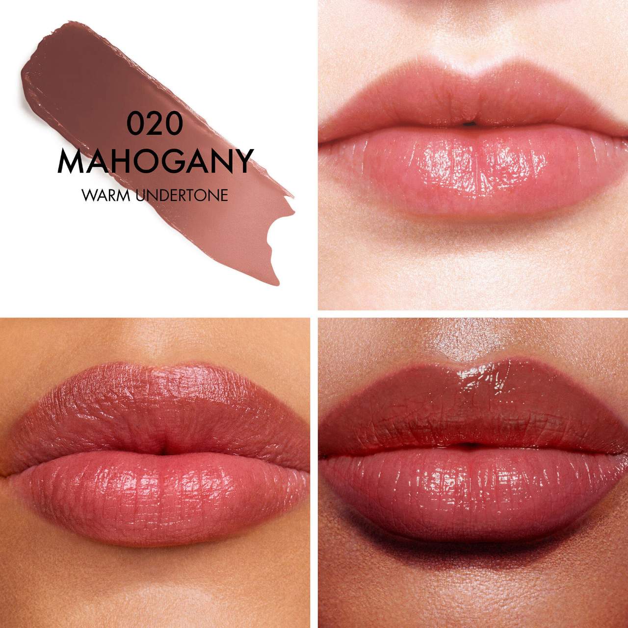 020 Mahogany - a nude ebony warm undertone