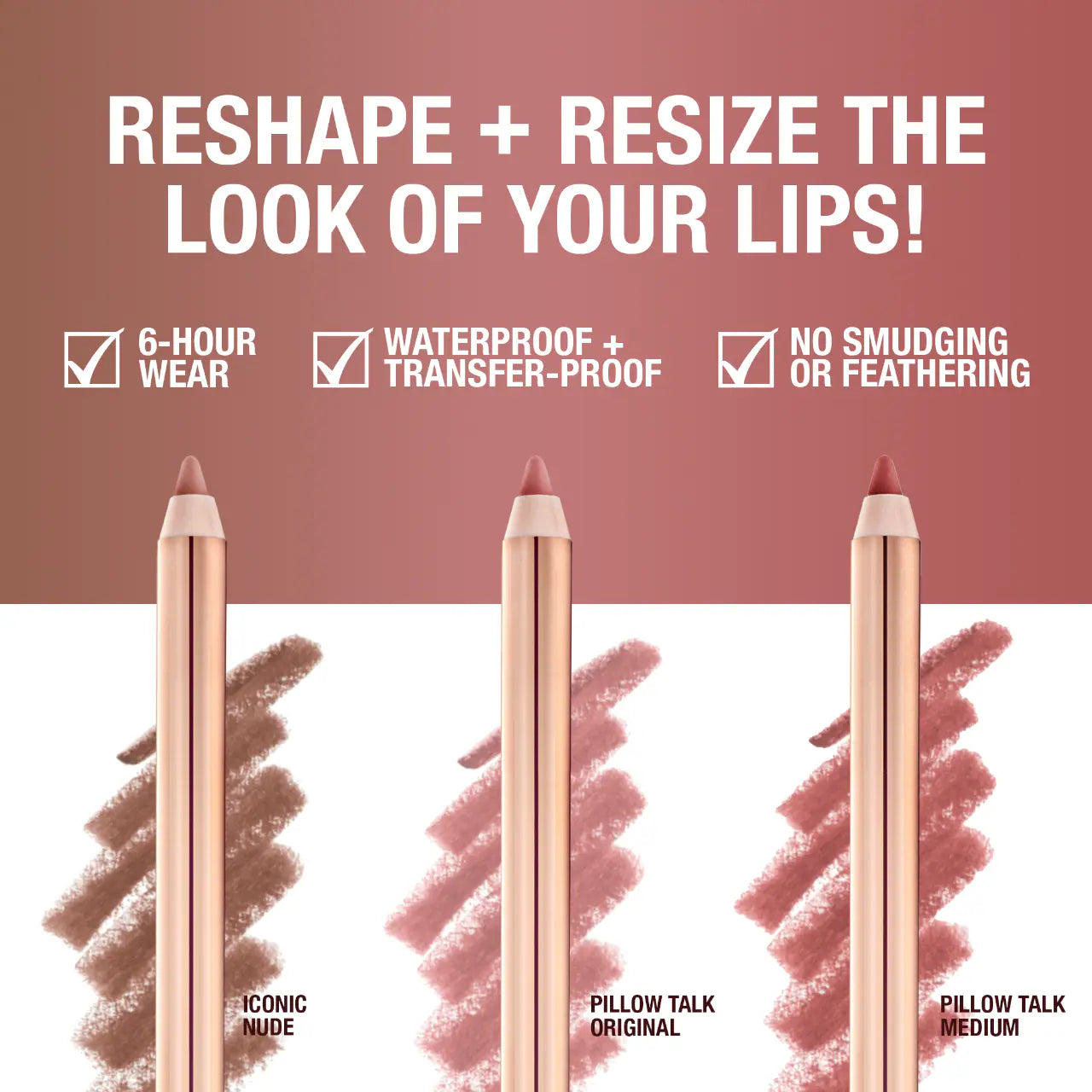 Pre orden: Charlotte Tilbury | Mini Iconic Lip Cheat Lip Liner Trio - Imagen 4