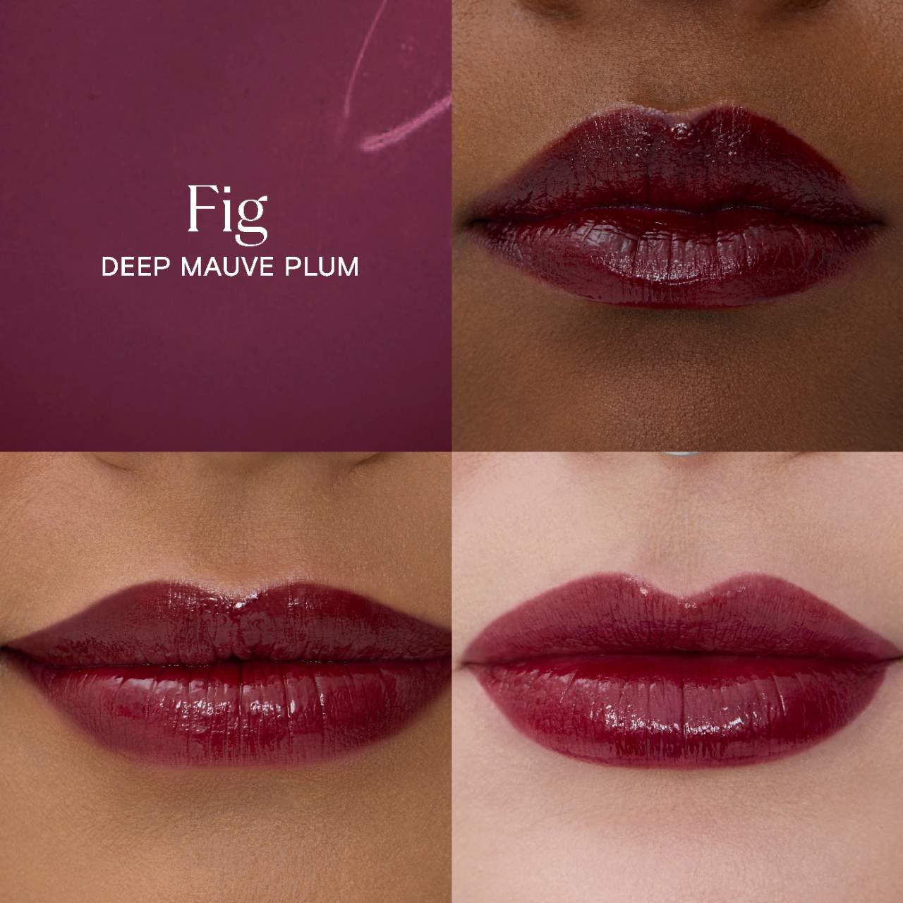 Fig - deep mauve plum