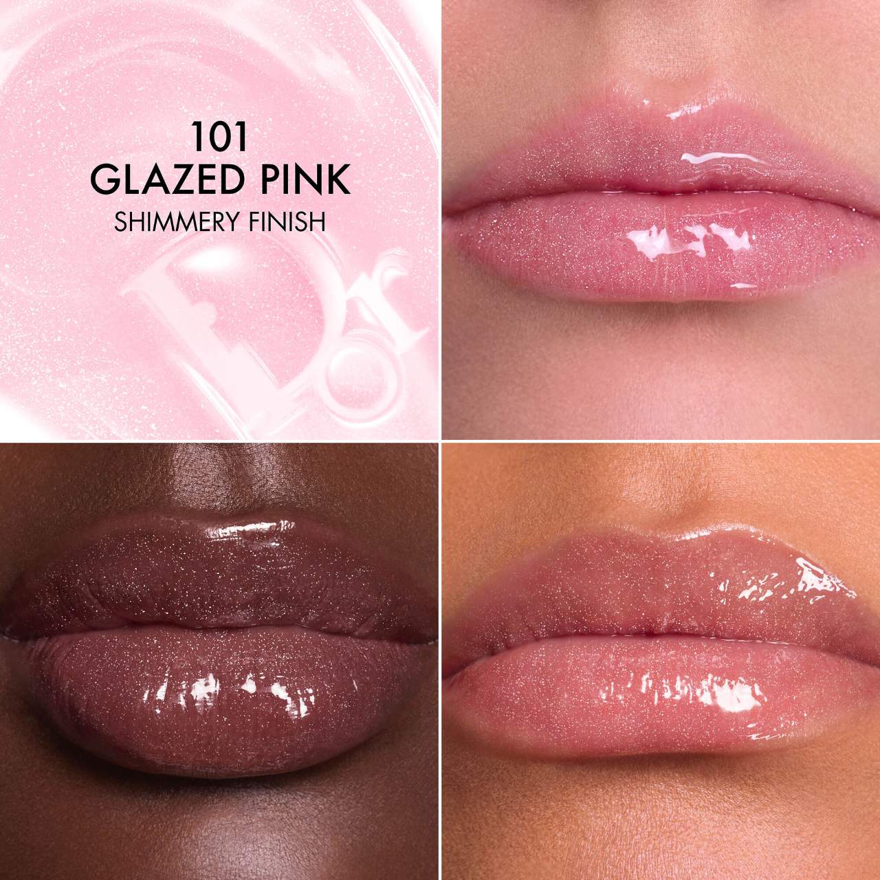 101 Glazed Pink - cool iridescent pink