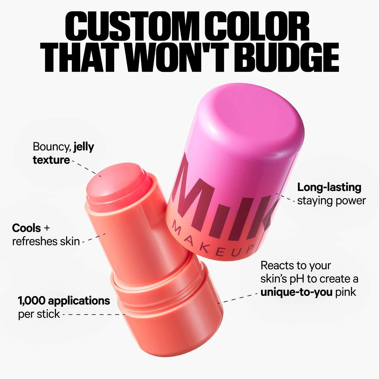 Pre-order: MILK MAKEUP | Cooling Water Jelly Tint Lip + Cheek Blush Stain - Imagen 5