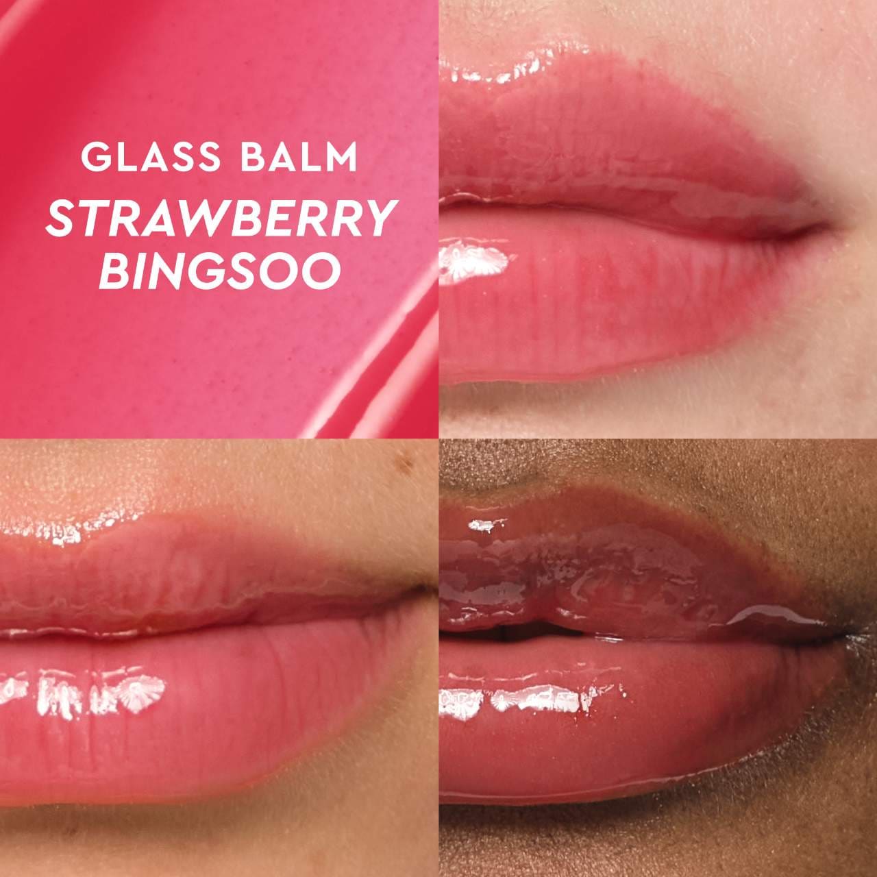 Strawberry Bingsoo - sheer pinky-red