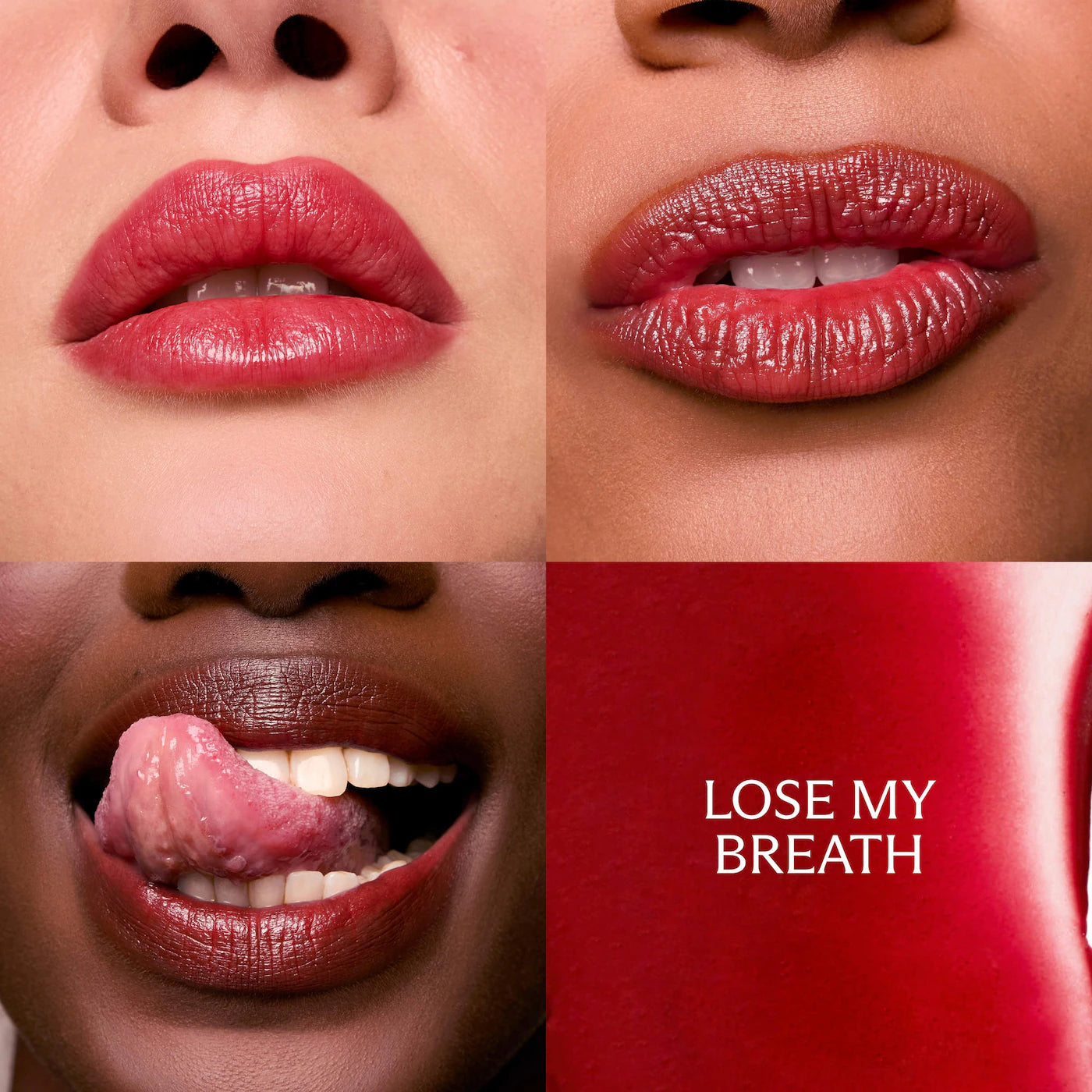Lose My Breath - sheer rich red