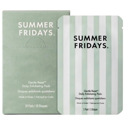 Pre-orden: Summer Fridays | Gentle Reset Daily Exfoliating Pads to Smooth + Minimize Pores with AHAs