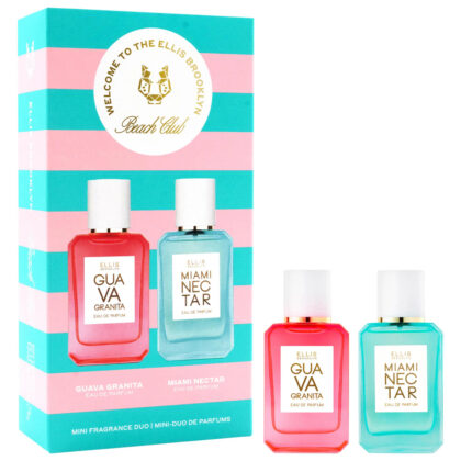 Pre-orden: Ellis Brooklyn | BEACH CLUB Fragrance Mini Duo with Pink Pineapple and Guava Perfume Gift Set
