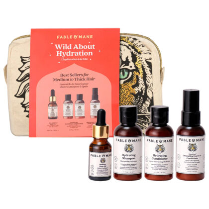 Pre-orden: Fable & Mane | Wild about Hydration Minis Gift Set for Thick & Damaged Hair