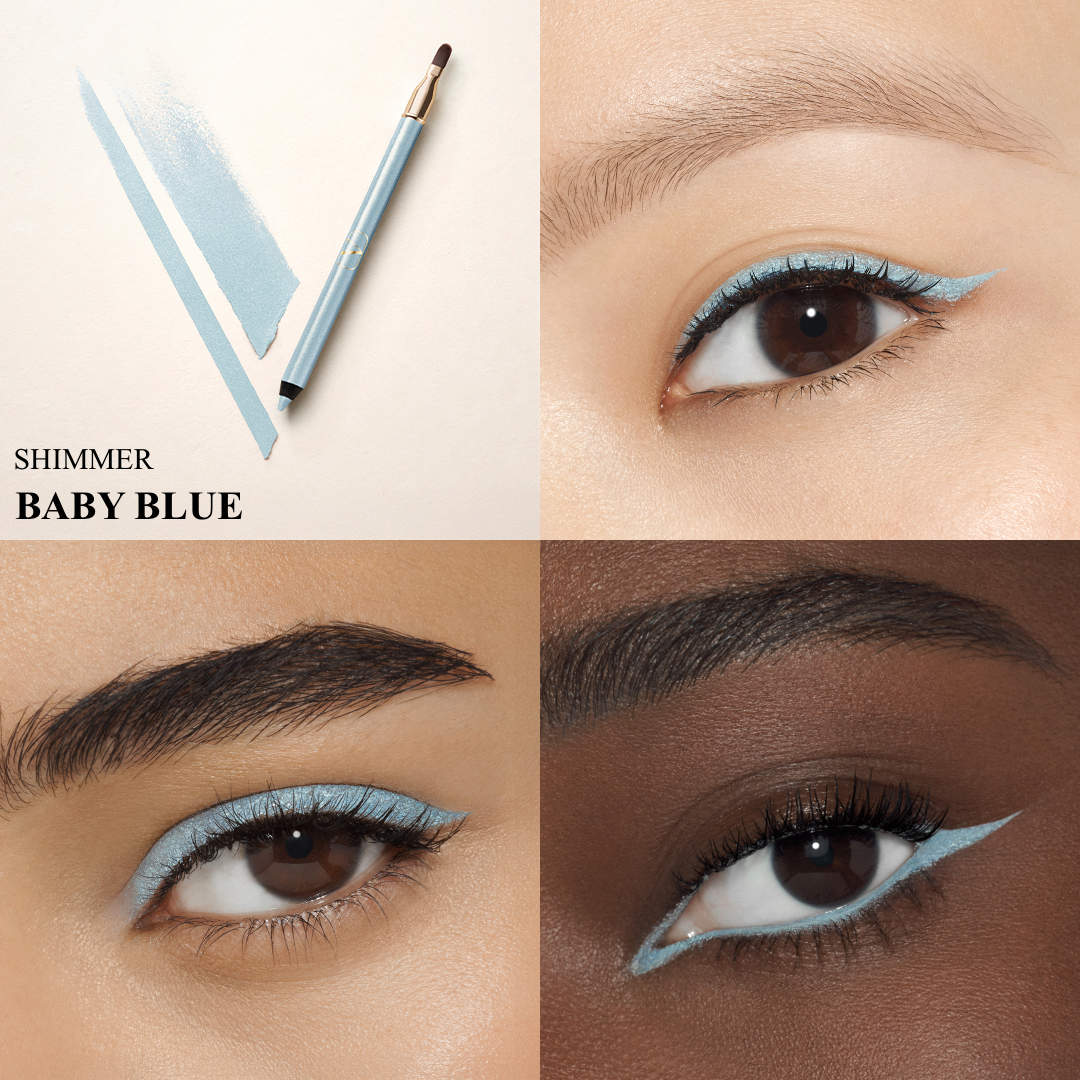 Baby Blue - light blue shimmer