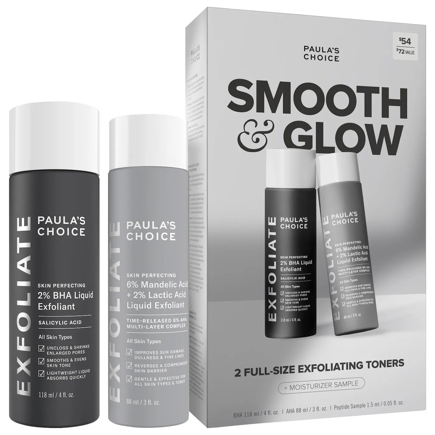 Pre-orden: Paula's Choice | Smooth & Glow Gift Set for clearer, brighter skin