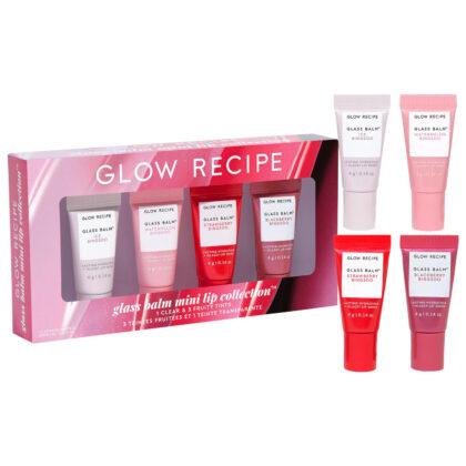 Pre-orden:  Glow Recipe | Mini Glass Balm Lip Collection Gift Set