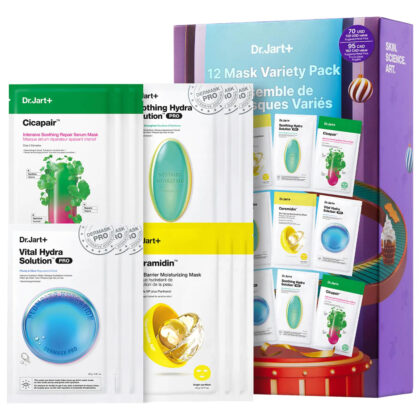 Pre-orden: Dr. Jart+ | Korean Sheet Mask 12 Pack Gift Set