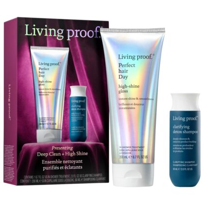 Pre-orden:  Living Proof | Detox Shampoo and High Shine Gloss Gift Set