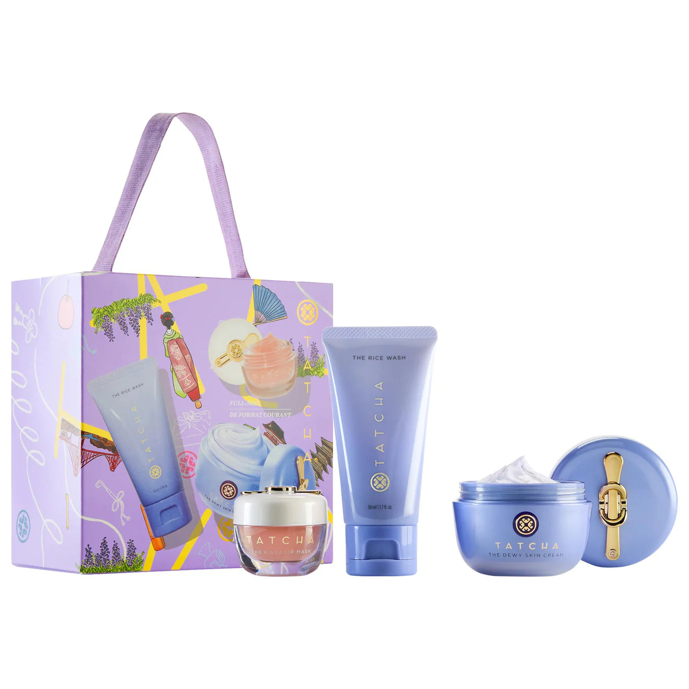 Pre-orden: Tatcha | Dewy Skin, Plump Lips Set