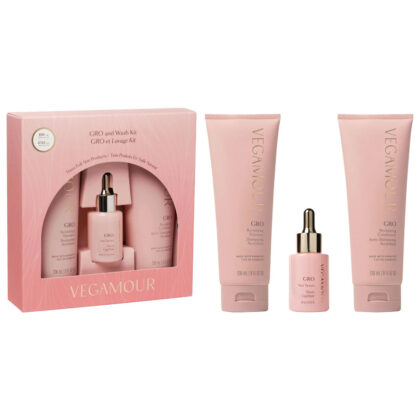 Pre-orden: Vegamour | GRO Hair Serum and Shampoo & Conditioner Hair Gift Set