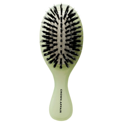 Pre-orden: Crown Affair | The Mini Dual-Bristle Boar Hair Brush No. 001 for All Hair Textures