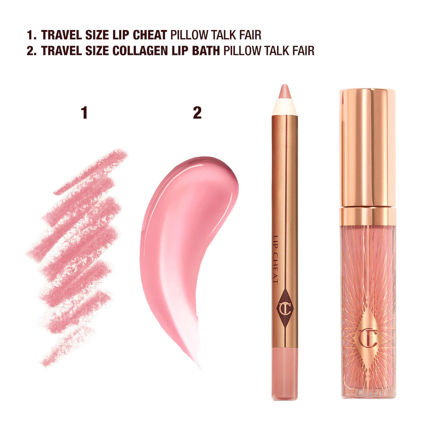 Pre-orden: Charlotte Tilbury | Mini Pillow Talk Glossy Lip Duos - Imagen 8