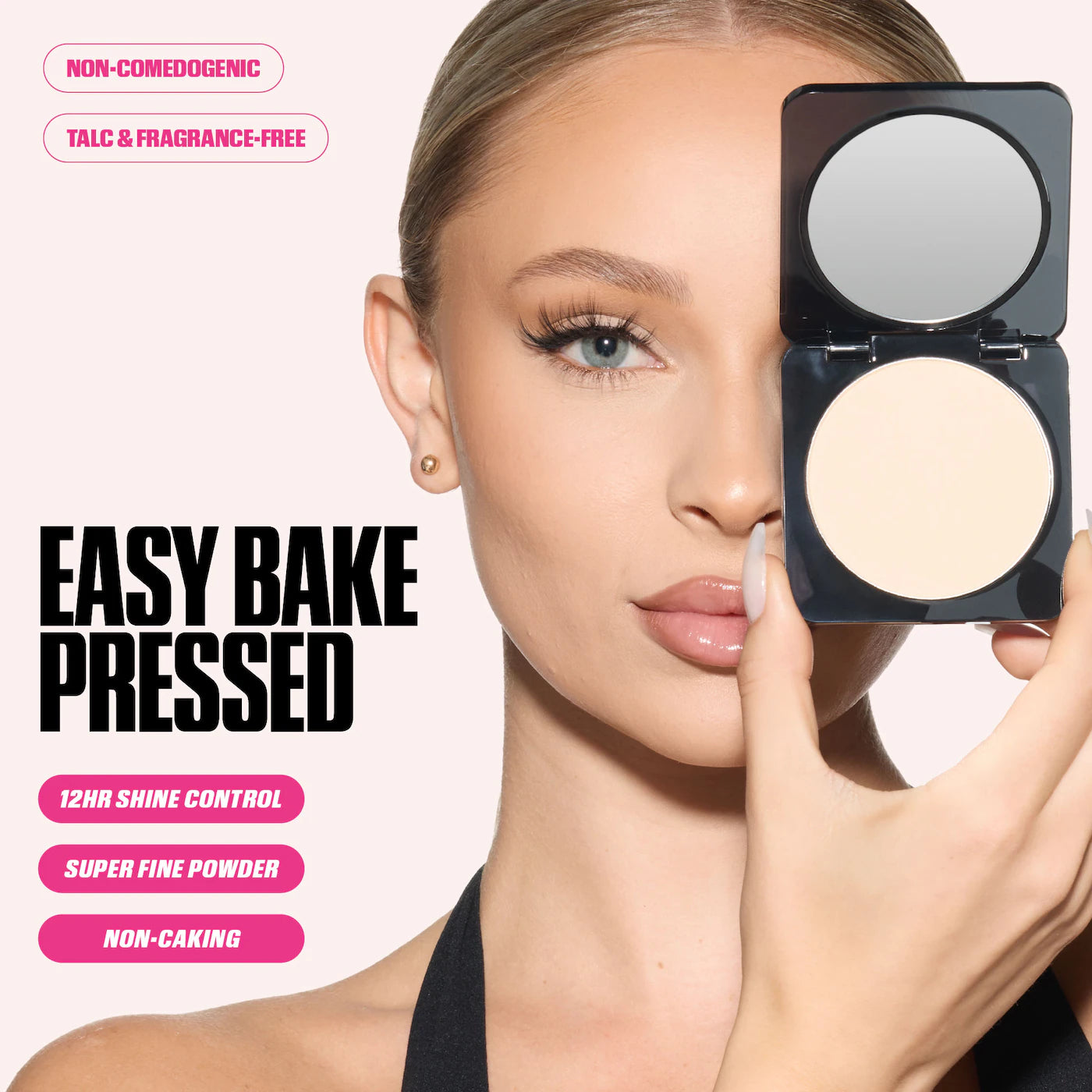 HUDA BEAUTY | Easy Bake Airbrush Matte Pressed Setting Powder (Easy Bake Polvo Compacto Matificante) | Pre-orden - Imagen 5