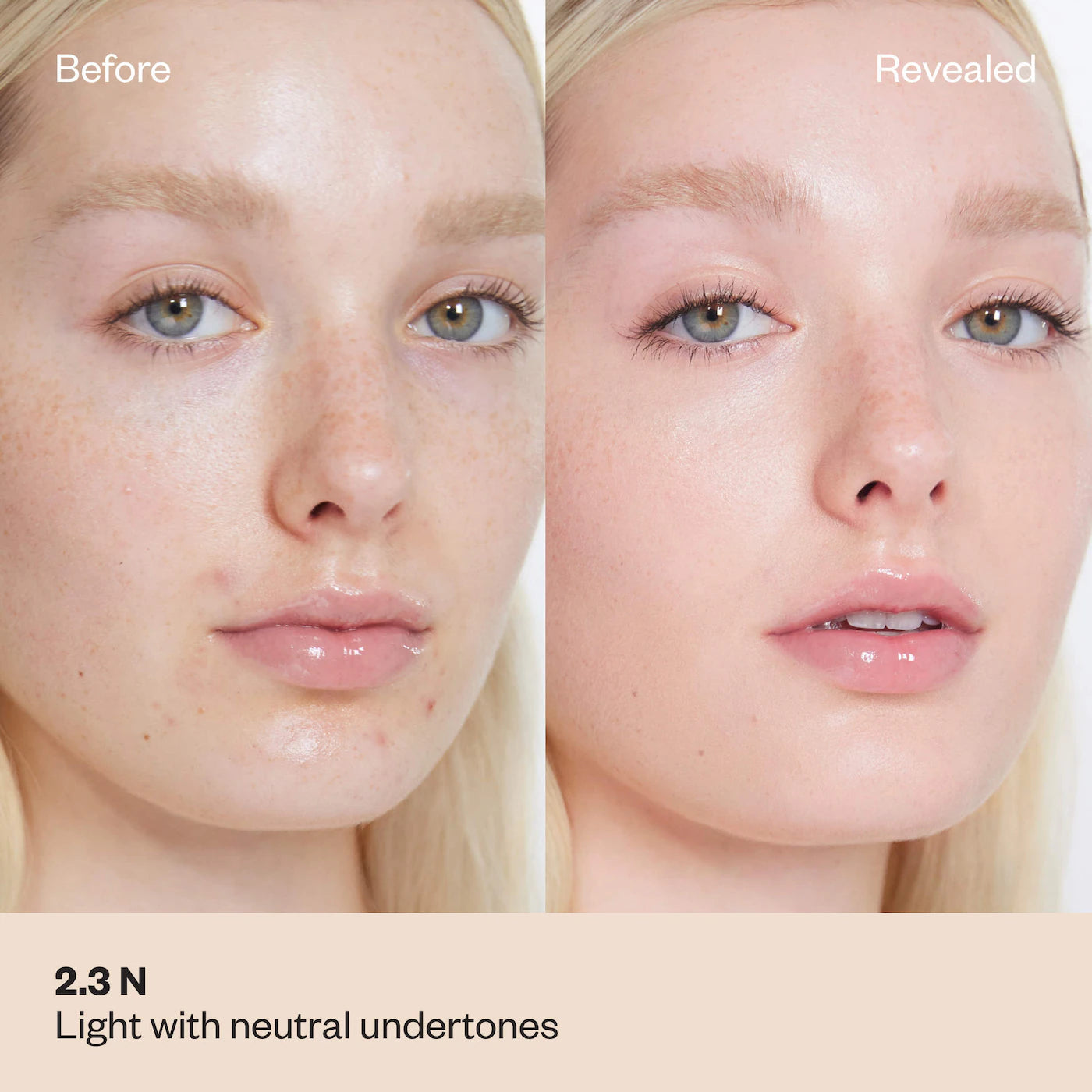 2.3 - light with neutral undertones