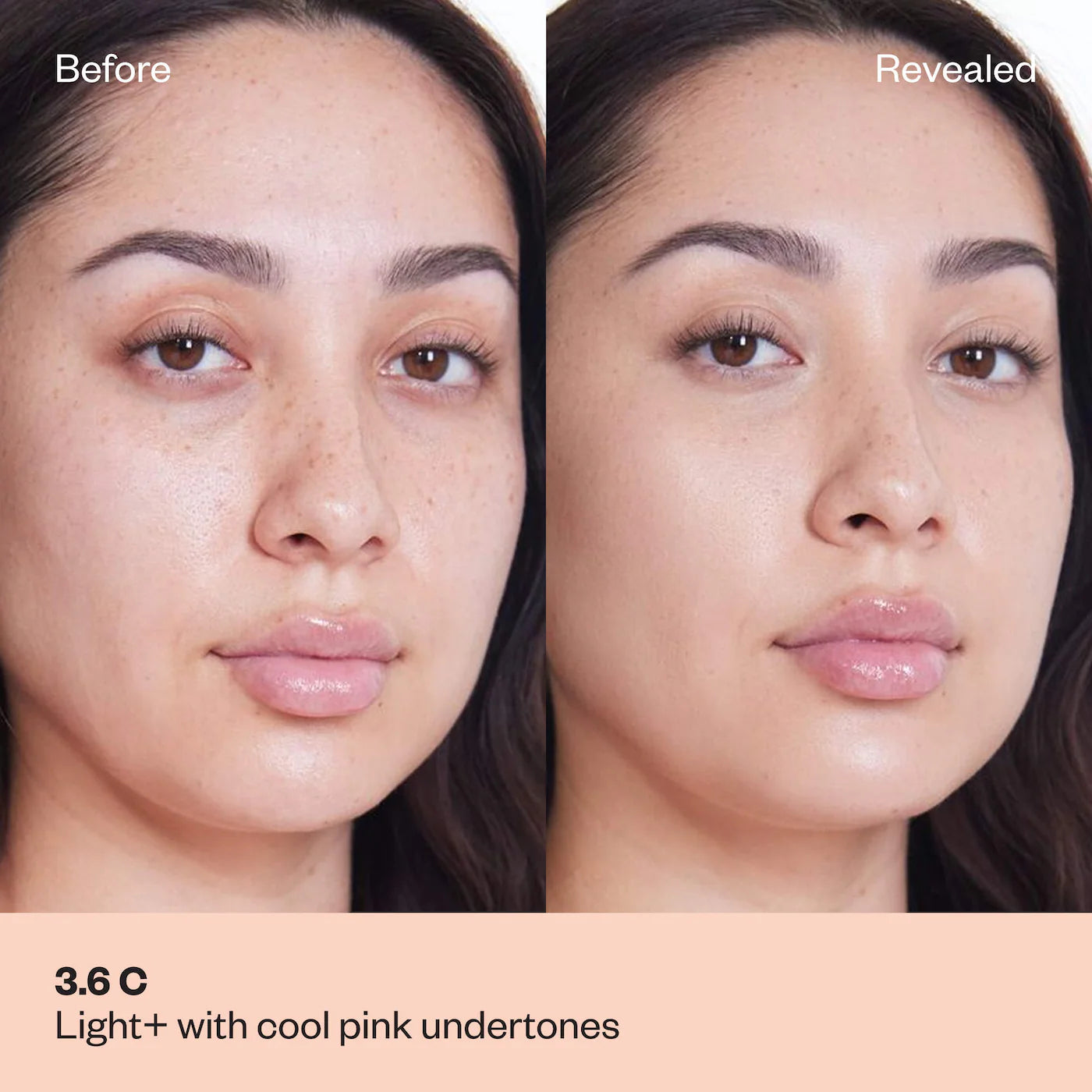 3.6 - light+ with cool pink undertones